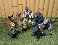 ウルトラマンティガ ガイア ウルトラ怪獣シリーズ タグ付きソフビ