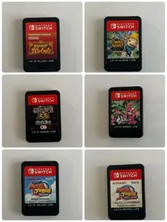 Nintendo Switch ゲームソフトセット6点まとめ