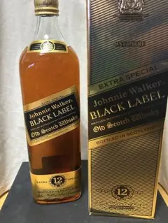 ジョニーウォーカー／ブラックラベル【古酒・中国税関印付き 未試飲