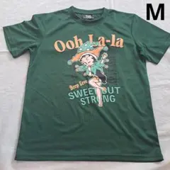 【匿名配送】Ooh La-la グリーン 半袖TシャツМ