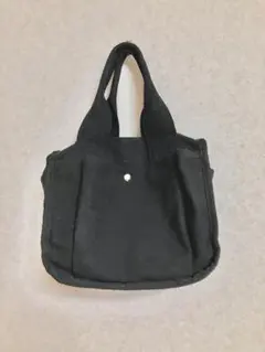 PLUSTミニトートバッグ ショルダーバッグ　ハンドバッグ　黒