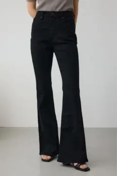 AZUL DENIM フレアデニム　BLK