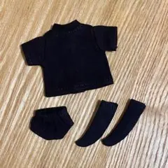 Tシャツ 靴下 パンツ 黒 オビツ11 ねんどろいどどーる バービー チェルシー