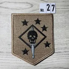 MARSOC マリーン レイダース USMC 【27】刺繍 パッチ