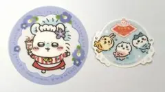 ちいかわレストランOKINAWA　モモンガ　コースター＆シールセット