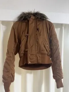 AZUL bymoussy N-2B　フライトジャケット　ミリタリー　ブラウンM