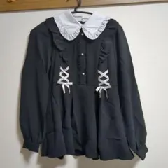 今週末までセール ROJITA ゴスロリ・ロリータブラウス 黒