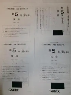 2026年最新】四谷大塚 5年 組み分けテストの人気アイテム - メルカリ