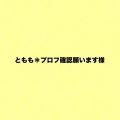 ともも＊プロフ確認願います様専用