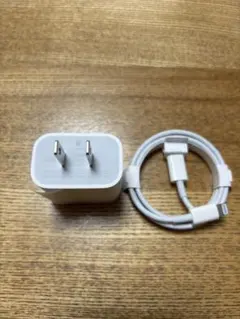 純正品 Apple 20W充電器　タイプCライトニングケーブル セット