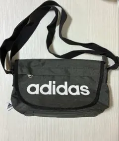 アディダス adidas ショルダーバッグ ダークグレー