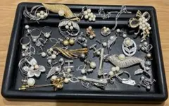 ◎パール ブローチ　リング　タイピンカフス等まとめ売り