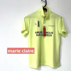 新品marie claire 蛍光イエロー ゴルフシャツのサムネイル