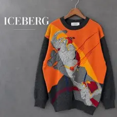 72 美品　大きいサイズ　ICE BERG ダンボ　ニット
