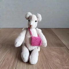 5本指ソックス くま ぬいぐるみ ハンドメイド
