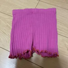 マーキーズ　LSP スパッツ120cm ピンク裾メロー