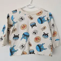 西松屋　アンパンマン　バイキンマン　ダダンダン　トレーナー 80