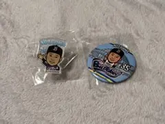 古田島成龍　オリックスバファローズ アクリルリング　缶バッジ