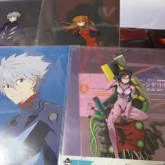 エヴァンゲリオン クリアファイル 5枚セット