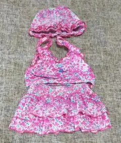 Ragmart 花柄水着3点セット　女の子