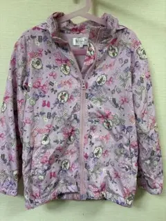 ウィンドブレーカー　マザウェイズ 130 ピンク系リボン柄