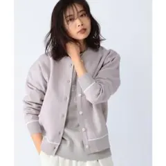 BARNYARDSTORM バンヤードストーム　ブルゾンライクニットカーデ