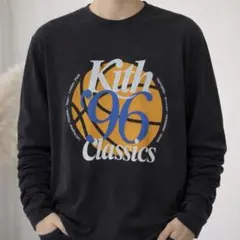KITH ロンT 長袖Tシャツ 黒Classics 96 ビッグロゴ Mサイズのサムネイル