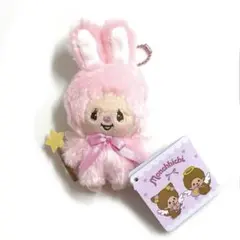 モンチッチ Love Happy Angel マスコット　ピンク