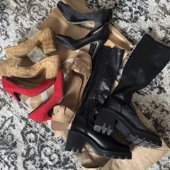 5点セット パンプス ロングブーツ サンダル ミュール ZARAなど
