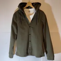 【未使用】ベルシュカ　Bershka フード　シャツジャケット　M オリーブ