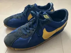 90s NIKE ナイロンコルテッツ ブルー 27cm ビンテージ