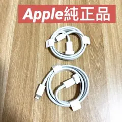 iPhone 充電器 純正 タイプCライトニングケーブル Apple正規品　2本