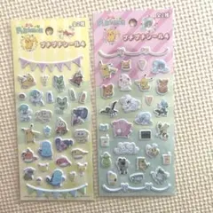セリア ポケモン プチプチシール 2枚セット ぷくぷくシール