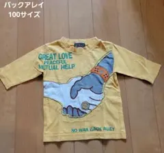 バックアレイ 7分袖 Tシャツ PEACE 100 BOOFOOWOOのサムネイル