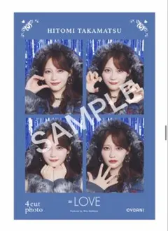 =LOVE イコラブ 4カットフォトカード 髙松瞳 トヨタ 闇堕ち