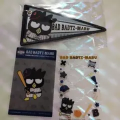 ☆バットばつ丸☆　侍ジャパン×サンリオ　ワッペンコレクション＆クリアカード