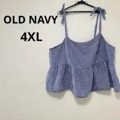 OLD NAVY 【4X】チェック柄ビスチェ