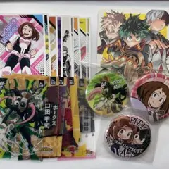僕のヒーローアカデミア まとめ売り シール クリアカード 缶バッジ コースター