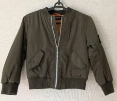 COMME CA ISM MA-１ブルゾン130A オリーブ