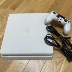 【動作確認済み】ホワイト PS4 本体 コントローラー付き（プレステ4）SONY