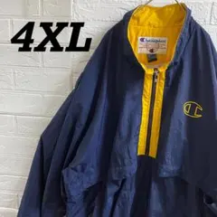 チャンピオン90sハーフジップ　アノラックナイロンジャケット メガサイズ