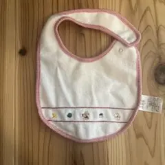 ファミリア　動物刺繍付きコットンスタイ