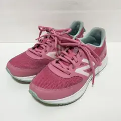 ニューバランス ランニングシューズ 570 キッズ用 ピンク 22.5cm