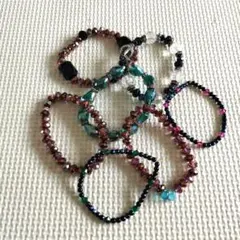 ブレスレット　7本セット　レトロ　アンティーク　アクセサリー