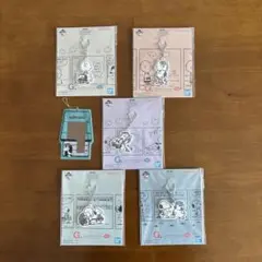 一番くじ　PEANUTS G賞　コミックラバーチャーム　5点　おまけ1点付き