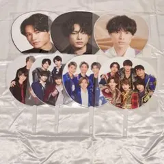 未開封うちわアクスタ】SixTONES 松村北斗 うちわ2種・アクリル