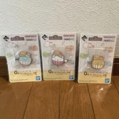 【新品未開封】すみっコぐらし　一番くじ　ラバークリップ3種　しろくま　とかげ