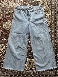 zara バギーデニム　38