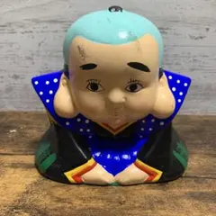 福助フクスケふくすけおじぎお辞儀貯金箱置物昭和レトロアンティークヴィンテージ骨董 福助フクスケふくすけおじぎお辞儀貯金箱置物昭和レトロアンティーク