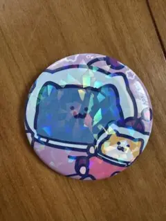 お文具といっしょPOPUPSHOP おぶんぐスペースセンター ホログラム缶バッジ